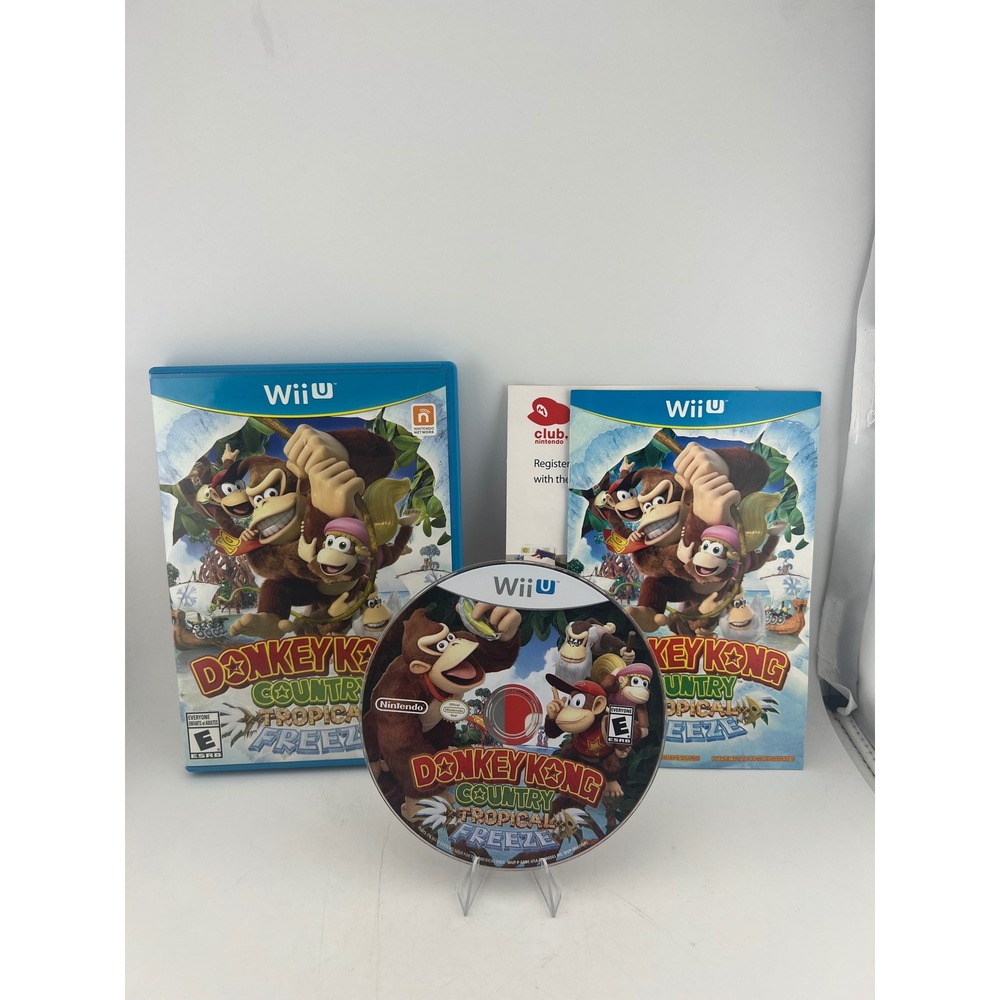 Donkey Kong Country Tropical Freeze Nintendo Wii U CIB Complete WUP P ARKE US